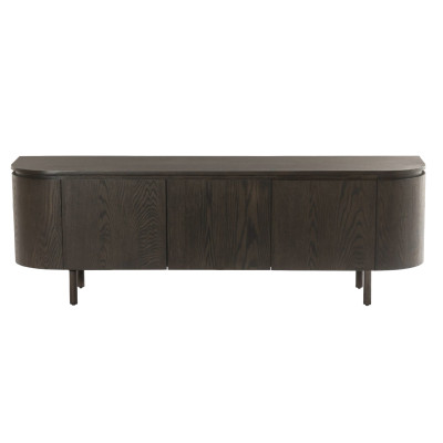 ROVERI-Meuble TV L170 cm Chêne