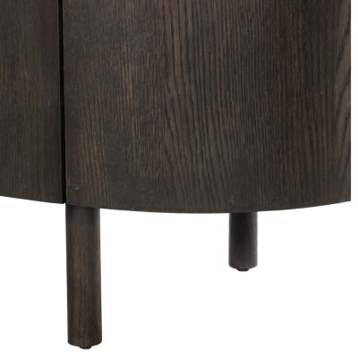 ROVERI-Meuble TV L170 cm Chêne