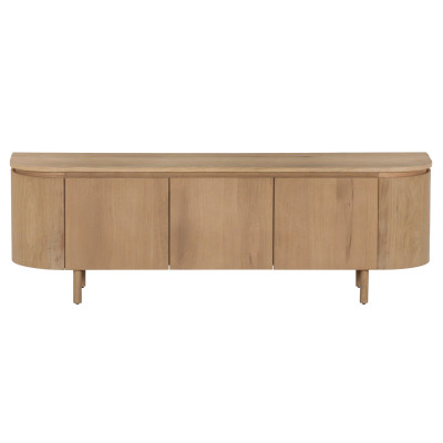 ROVERI-Meuble TV L170 cm Chêne Expresso