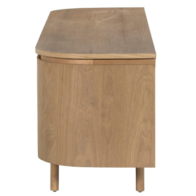 ROVERI-Meuble TV L170 cm Chêne Expresso