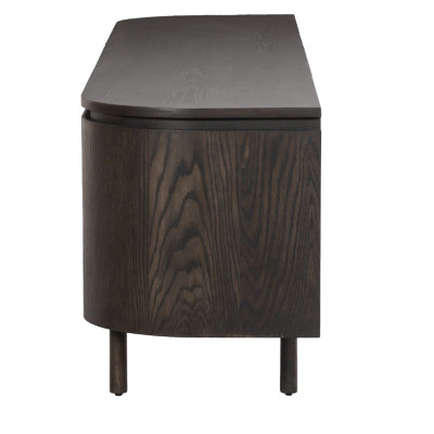 ROVERI-Meuble TV L210 cm Chêne Expresso