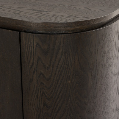 ROVERI-Buffet L170 cm Chêne Expresso