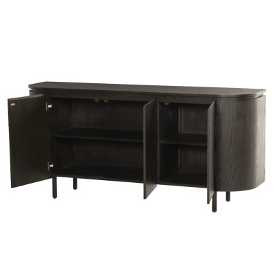 ROVERI-Buffet L170 cm Chêne Expresso