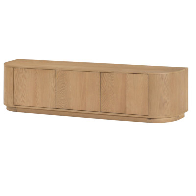 TIAGO-Meuble TV L180 cm Chêne