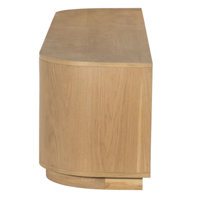 TIAGO-Meuble TV L180 cm Chêne