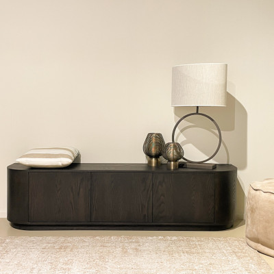 TIAGO-Meuble TV L180 cm Chêne Expresso