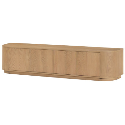 TIAGO-Meuble TV L 220 cm Chêne