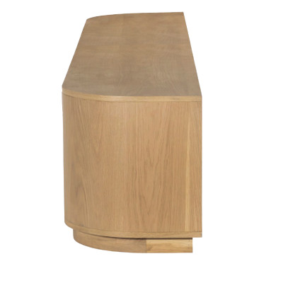 TIAGO-Meuble TV L 220 cm Chêne