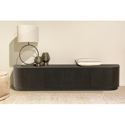 TIAGO-Meuble TV L 220 cm Chêne Expresso