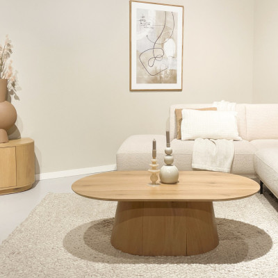 TIAGO-Table basse 120x70 cm Chêne