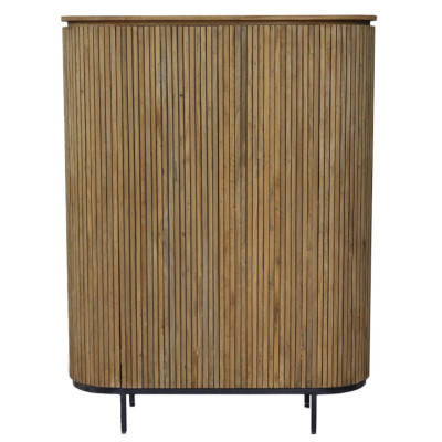 PIANA-Buffet 2 portes L115 cm en Bois massif