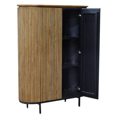 PIANA-Buffet 2 portes L115 cm en Bois massif