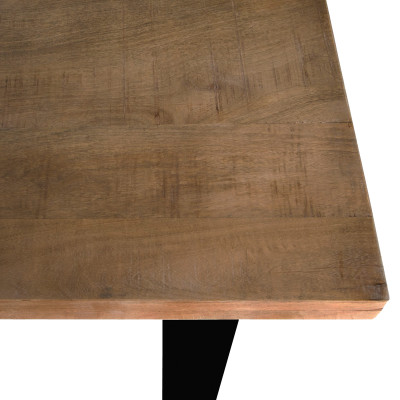 MANAUS-Table à manger 6/8 personnes L160, Manguier massif et Archi