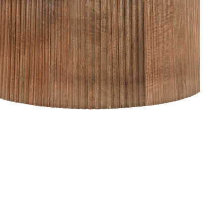 SIENNE-Table basse ronde D.80 cm en Manguier massif