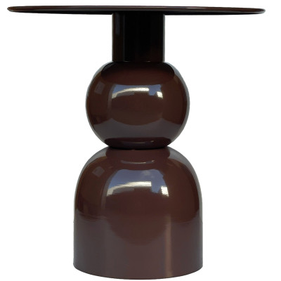 WESS-Table basse d'appoint acier laqué Purple