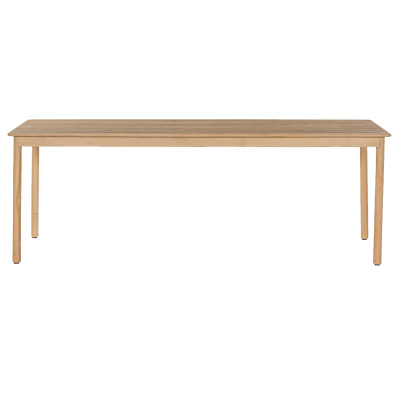 ROVERI-Table à manger rectangulaire L.220 cm Chêne