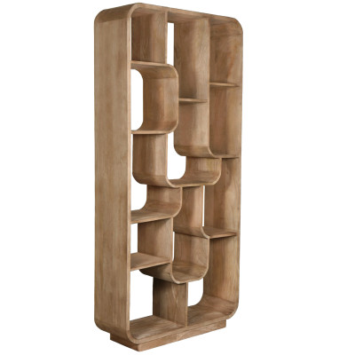 ADONA-Bibliothèque L 90 cm en bois massif naturel