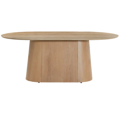 TIAGO-Tavolo da pranzo ovale L.200 cm Rovere