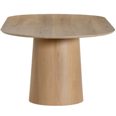 TIAGO-Tavolo da pranzo ovale L.200 cm Rovere