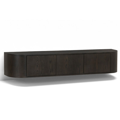 TIAGO-Wand-TV-Möbel L.180 cm Eiche Expresso