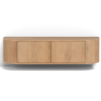 TIAGO-Mobile TV da parete L.140 cm Rovere