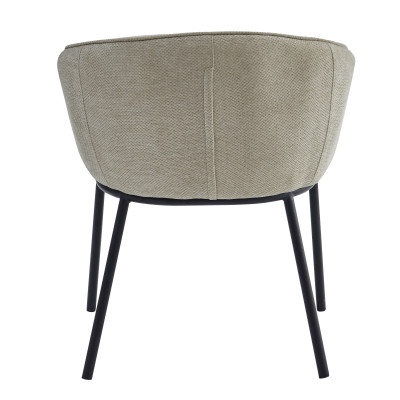 ALVIN-Poltrona da tavolo in tessuto Luxury beige