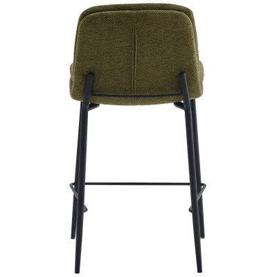 NOLAN-Silla de bar de tela Luxury Kaki (x2)
