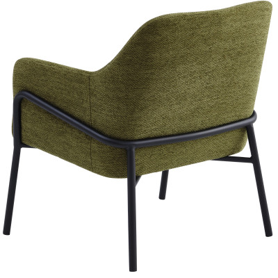 LAYTON-Sillón de tela Luxury Kaki