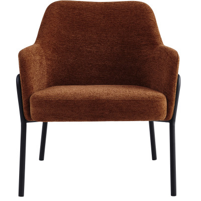 LAYTON-Sillón de tela Luxury Terracotta