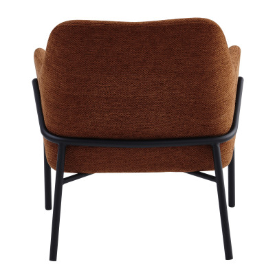 LAYTON-Poltrona in tessuto Luxury Terracotta