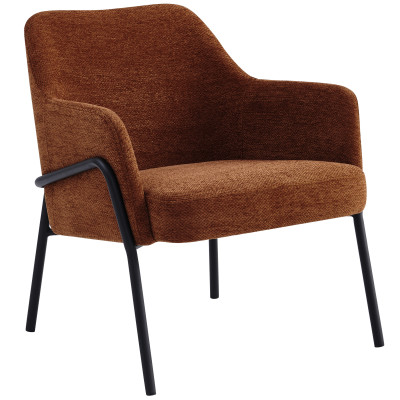 LAYTON-Sillón de tela Luxury Terracotta