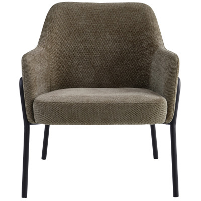 LAYTON-Sillón de tela Luxury marron