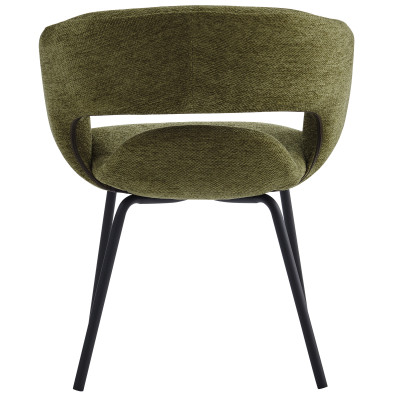 TRAVIS-Tischsessel aus Stoff Luxury Kaki