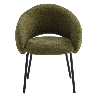 SHARP-Tischsessel aus Stoff Luxury Kaki