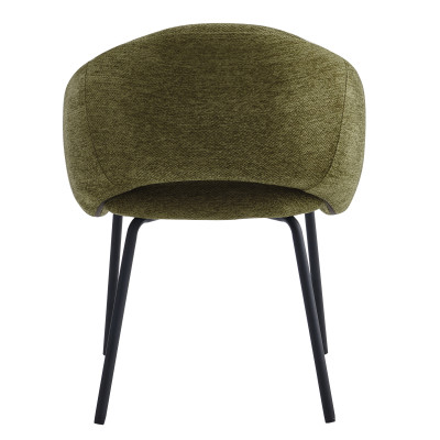 SHARP-Fauteuil de table en tissu Luxury Kaki (x2)