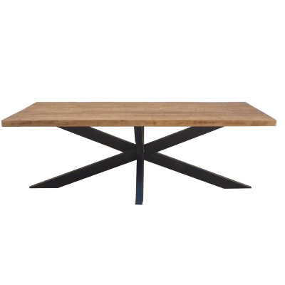 MANAUS-Table à manger 10/12 personnes L240, Manguier massif et spider