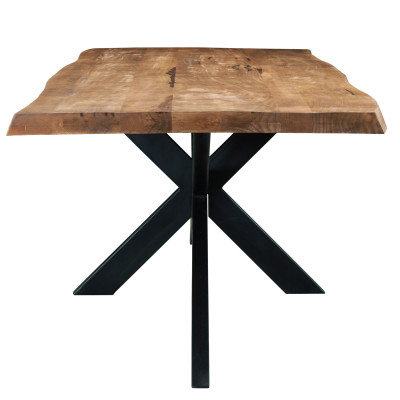 MANAUS-Table repas 6/8 personnes L180, Manguier "tree top",Spider noir