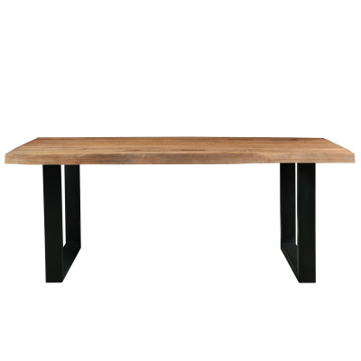 MANAUS-Table repas L.240 cm-10/12 p, Manguier "Tree top" et Archi noir