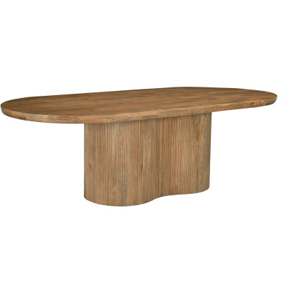 SEVILLE-Table à manger Ovale +12 personnes L.300 cm, Manguier