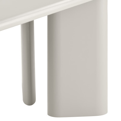 ARMOR-Table à manger ovale 8/10 personnes 220 cm, coloris sable