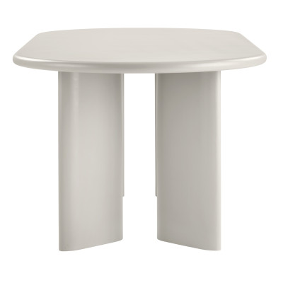 ARMOR-Table à manger ovale 8/10 personnes 220 cm, coloris sable