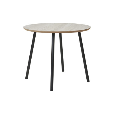 BIM-Table basse décor travertin ø55 cm