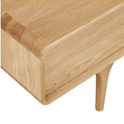 BONA-Vintage-TV-Bank aus Eiche natur 180 cm