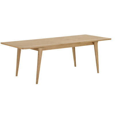 BONA-Tavolo da pranzo allungabile per 8/10 persone 180 cm rovere