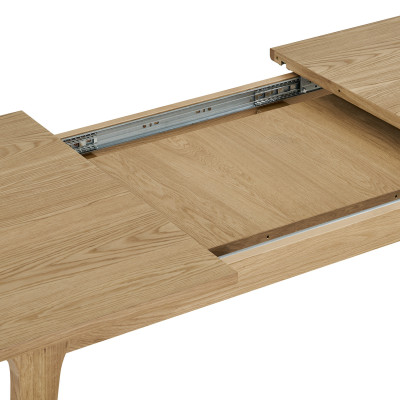 BONA-Tavolo da pranzo allungabile per 8/10 persone 180 cm rovere