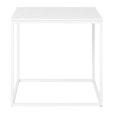 CHIC-Table d’appoint blanche 45x45 cm