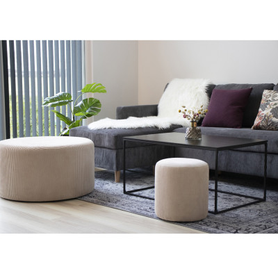 CHIC- Tavolino nero 90x60 cm