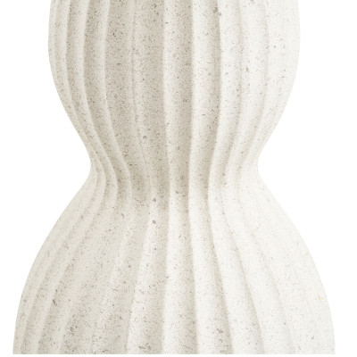 GLAM-Table d’appoin ton pierre en argile fibrée ø40 cm