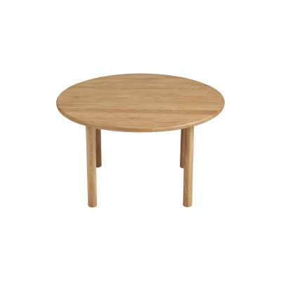 JUR-Tavolino in rovere massello naturale ø70 cm