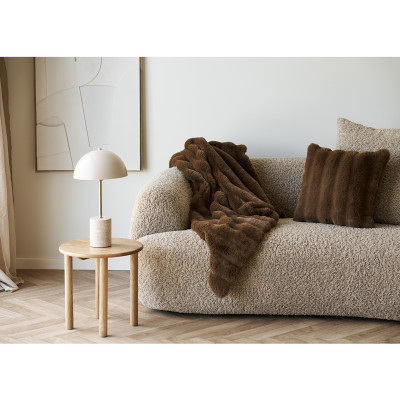 JUR-Couchtisch aus massiver Eiche natur ø40 cm